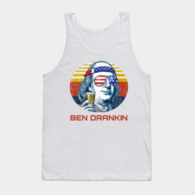 ben drankin 4th of july Tank Top by ERRAMSHOP